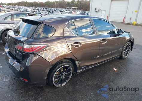 2012 Lexus Ct 200H Premium z USA, uszkodzony, nr VIN JTHKD5BH4C2116970